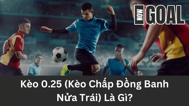 Giải Nghĩa Kèo 0.25 (Kèo Chấp Đồng Banh Nửa Trái) Là Gì?